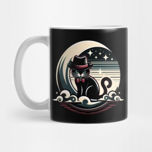 Midnight Moon Cat Mug